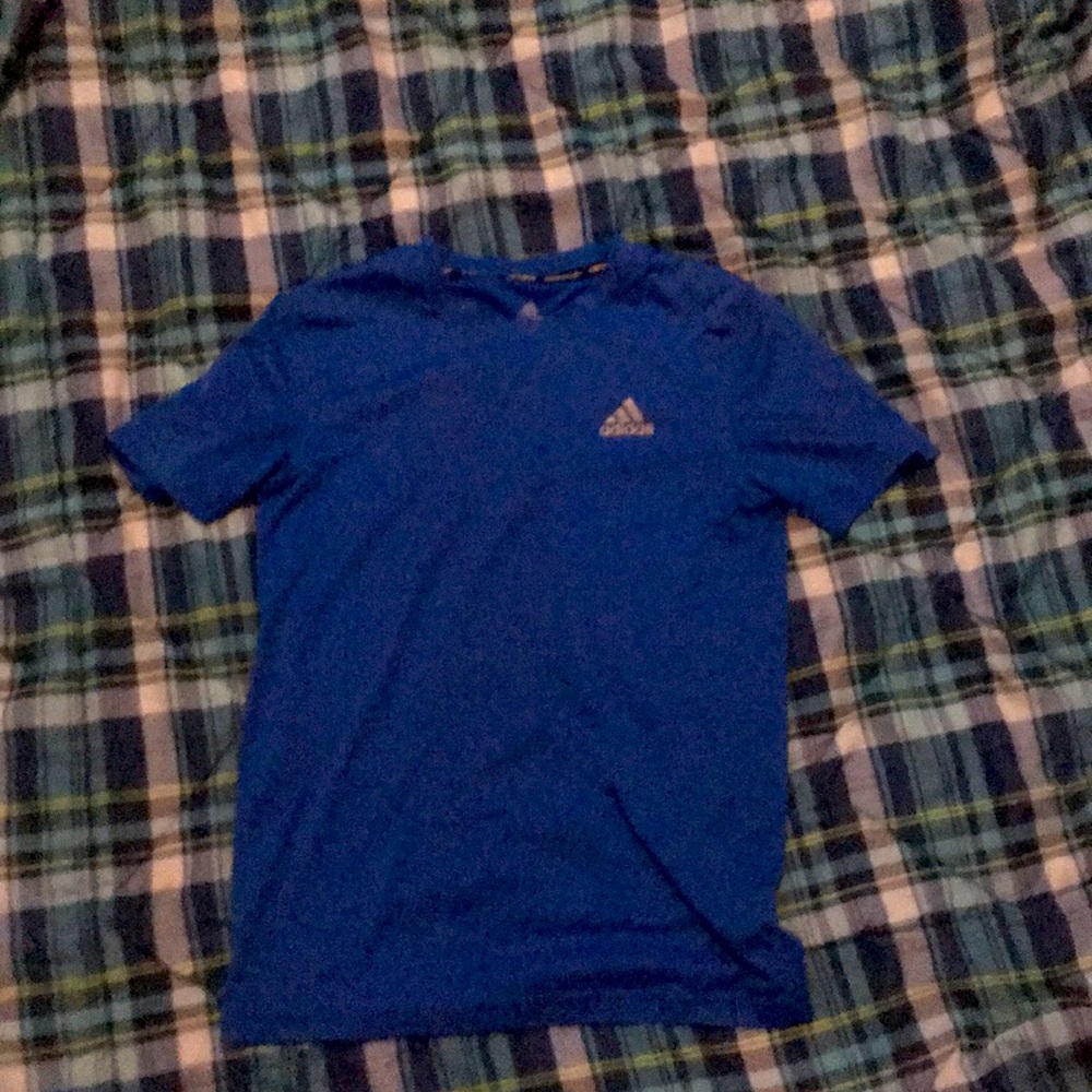 adidas blue tee